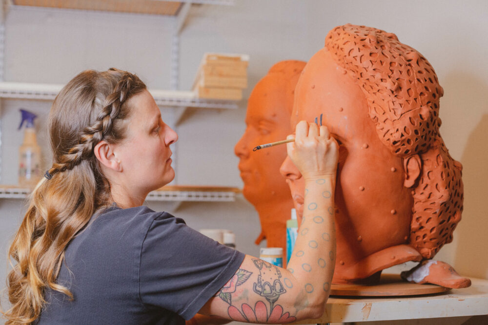 *Sold Out* Week Large Scale Ceramics (hybrid Sculpt and wheel) Saturdays 10:30am-1pm