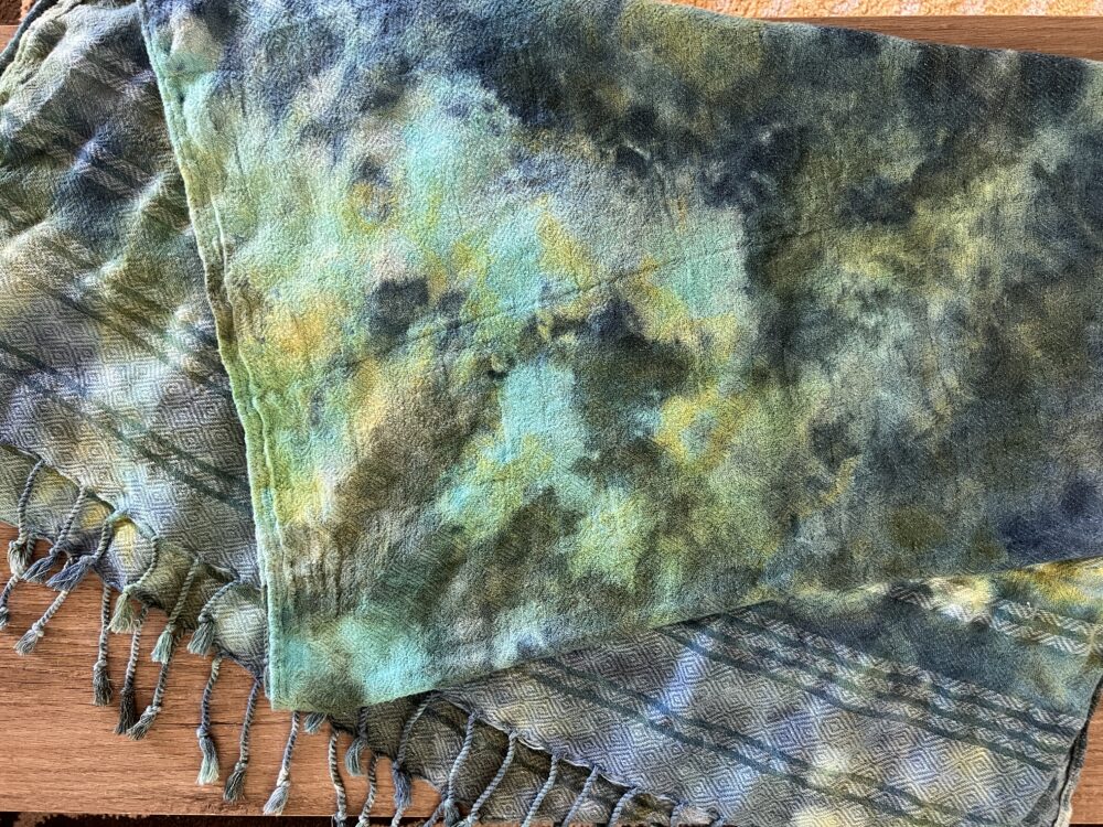 Turkish Towel Ice Dying, June 8th
