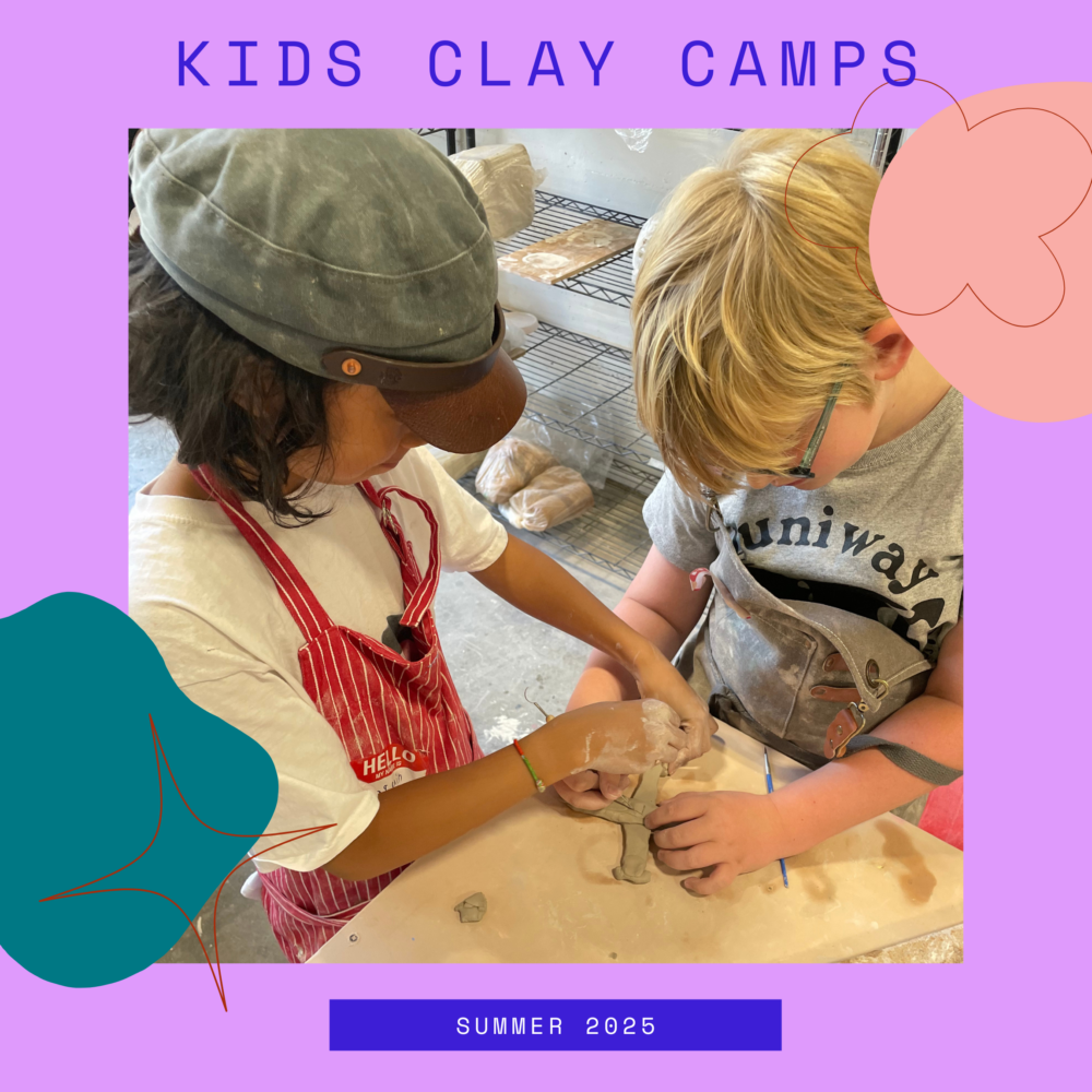 August 11th-15th, Youth Clay Camp (ages 9-13)