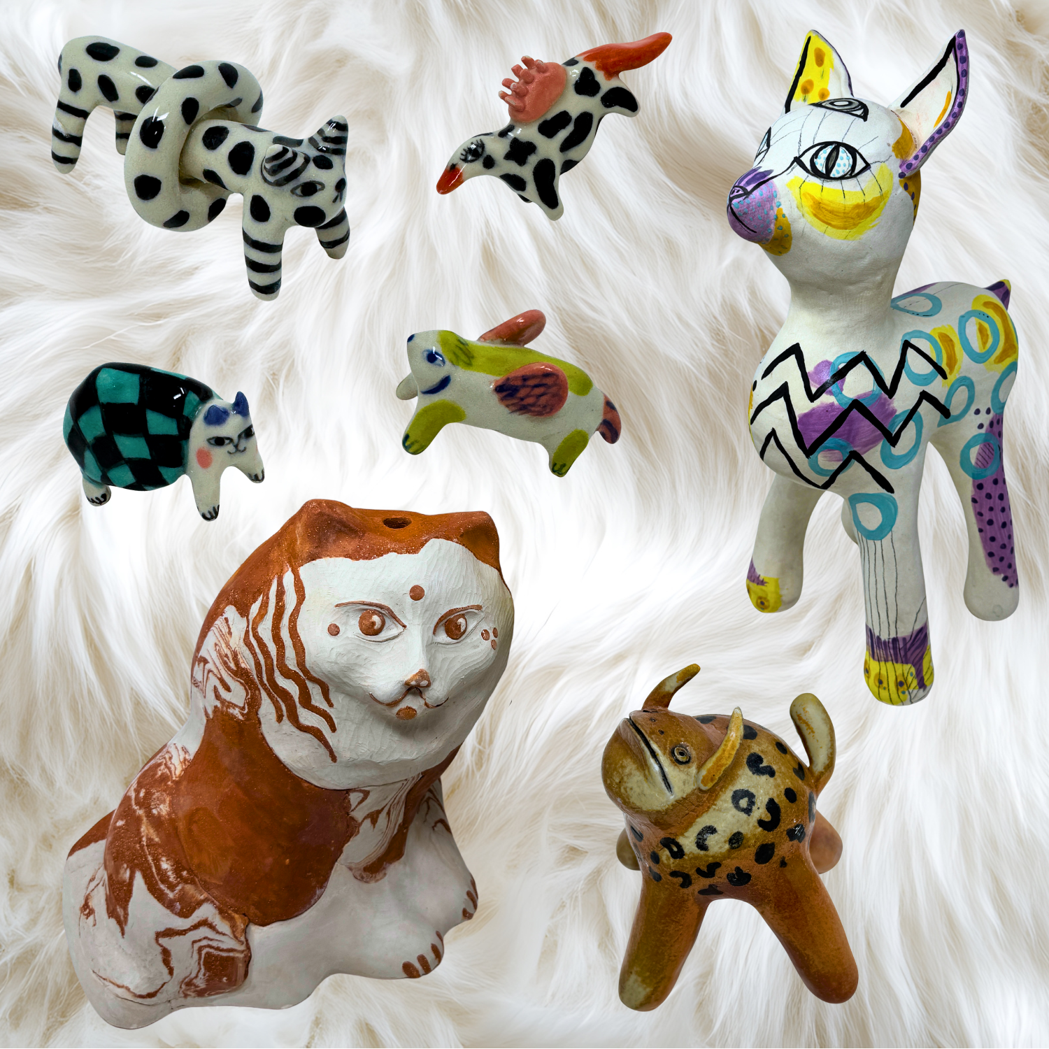 5 Week Clay Creatures, Wednesdays 10:30am-12:30pm (Jan-Feb)