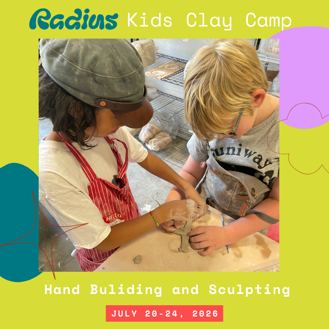 Youth Clay Camp (ages 8-11), Handbuilt Sculpture, July 20th-24th
